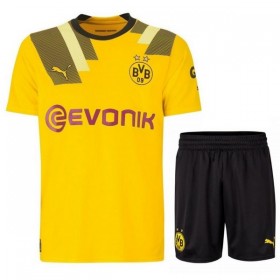 Fotbalové dresy Borussia Dortmund Dětské Alternativní Dres 2022-23 Krátký Rukáv